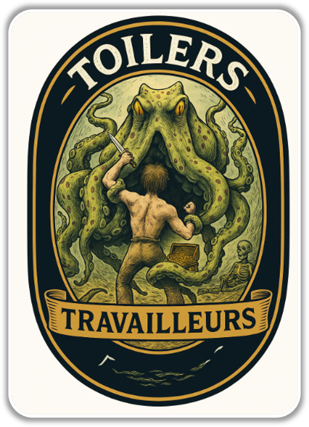 Toilers American IPA label